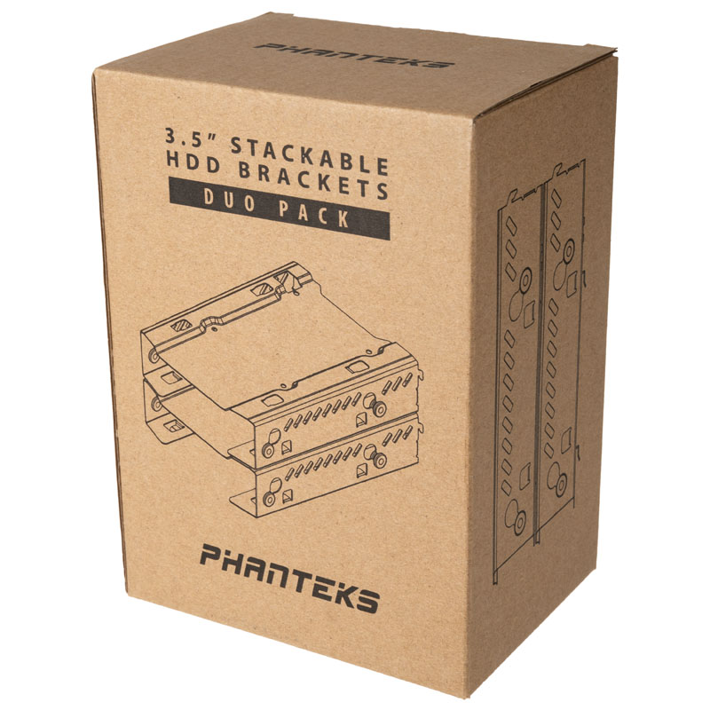 Phanteks - Suporte Phanteks Stackable para HDDs (2 x 3.5'')