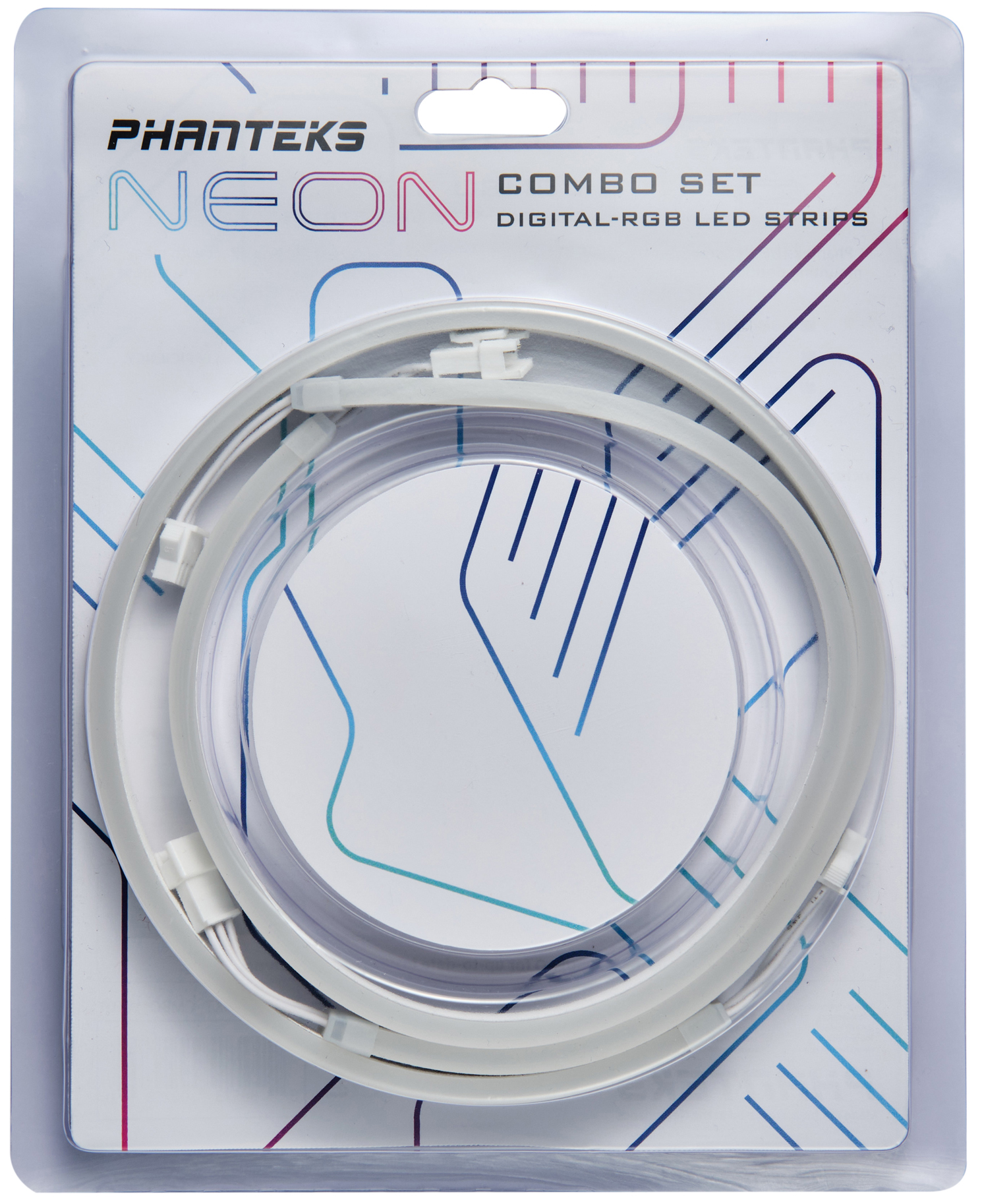 LED-Strip Phanteks Neon D-RGB 2 Strip- 40cm Branco