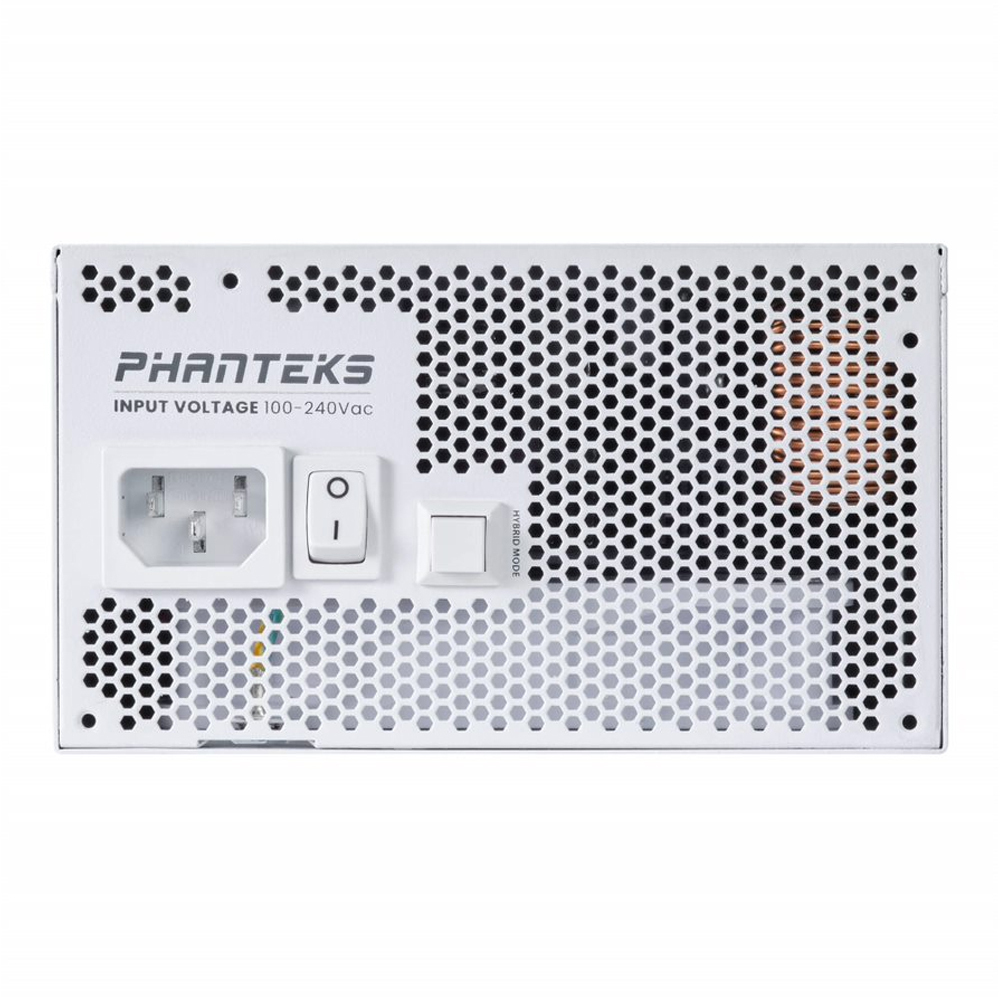 Phanteks - Fonte Modular Phanteks AMP GH PCIe 5.0 1000W 80+ Platinum Branca