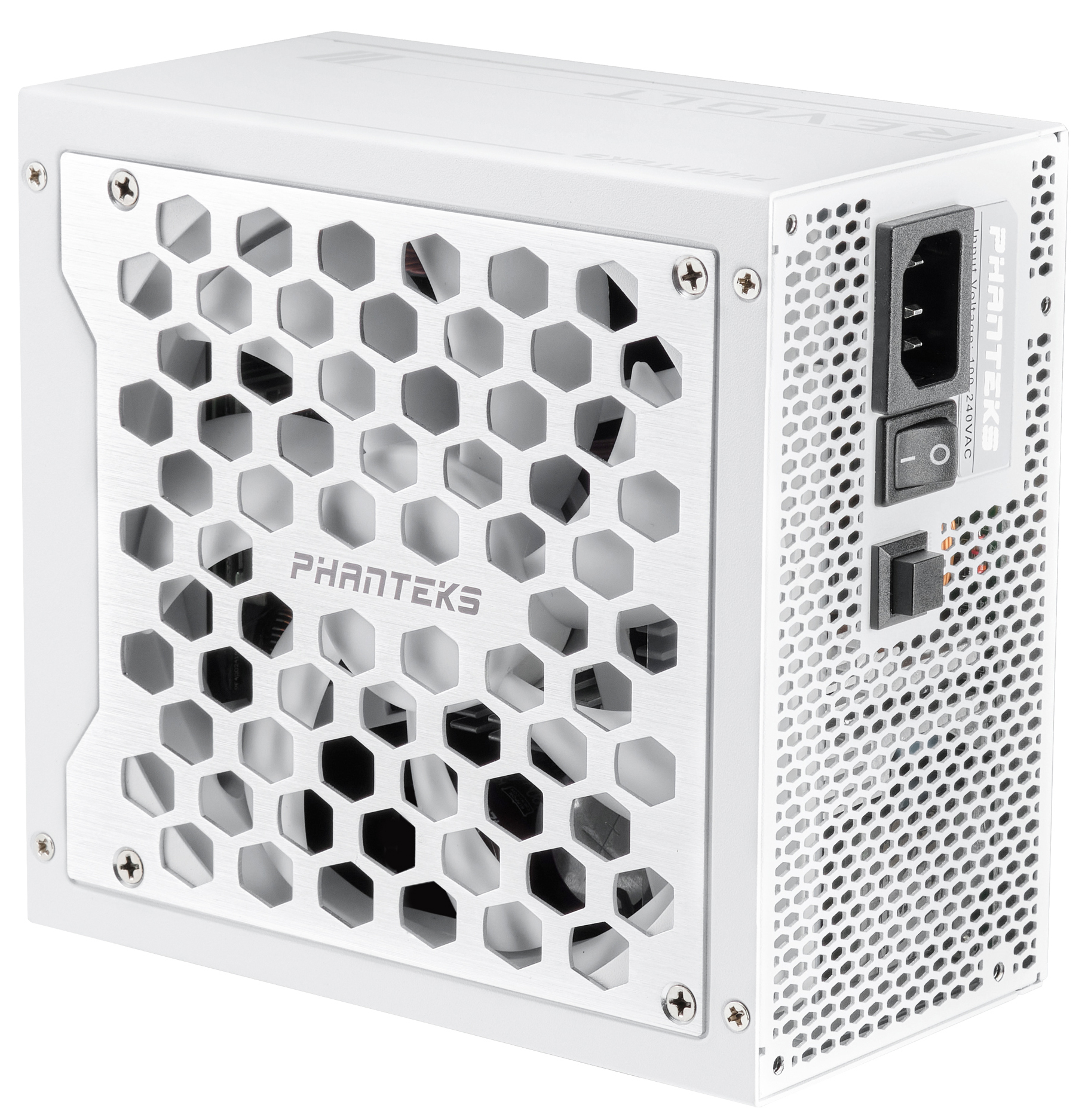 Phanteks - Fonte Modular Phanteks Revolt ATX 3.0 PCIe 5.0 1000W Platinum Branca (Sem Cabos Incluídos)