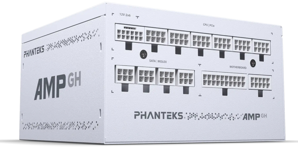 Picture of Picture of Fonte Modular Phanteks AMP GH V2 ATX 3.1 PCIe 5.1 1200W Platinum Branca