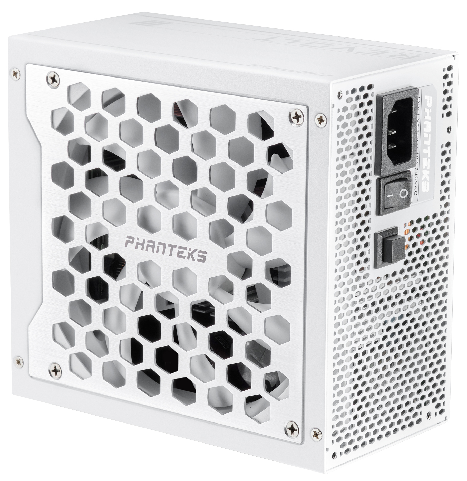 Phanteks - Fonte Modular Phanteks Revolt ATX 3.0 PCIe 5.0 1200W Platinum Branca (Sem Cabos Incluídos)
