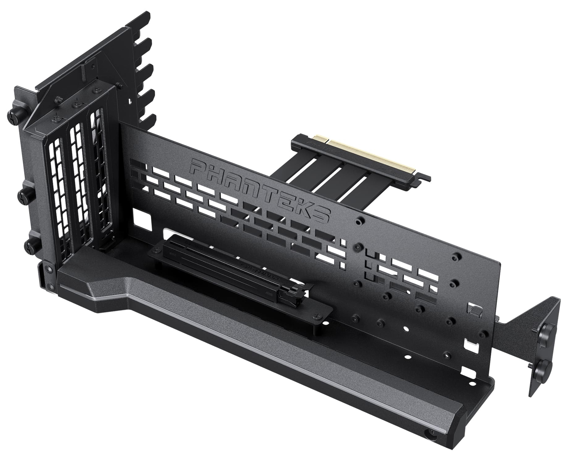 Phanteks - Vertical GPU Bracket Phanteks PCIe Gen4 , DRGB, PCIe 4.0 x 16 Riser Cable, 22cm Preto
