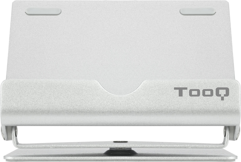 Tooq - Suporte de Mesa Tooq Ajustável e Giratório para Smarphone/Tablet Prateado