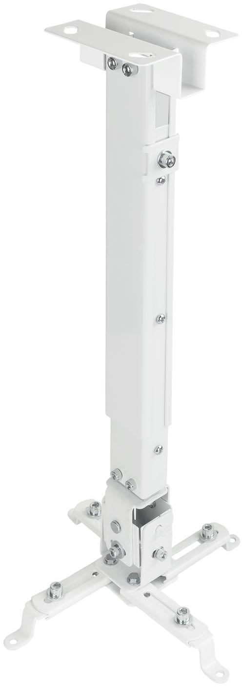 ** B Grade ** Suporte de Tecto Tooq para Projectores Tilt e Giratório Max.20kg Branco