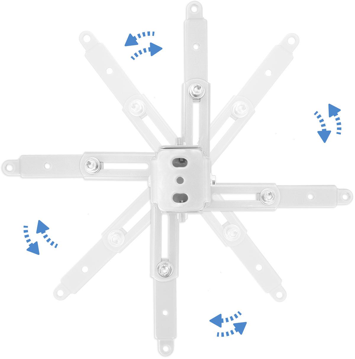 Tooq - ** B Grade ** Suporte de Tecto Tooq para Projectores Tilt e Giratório Max.20kg Branco