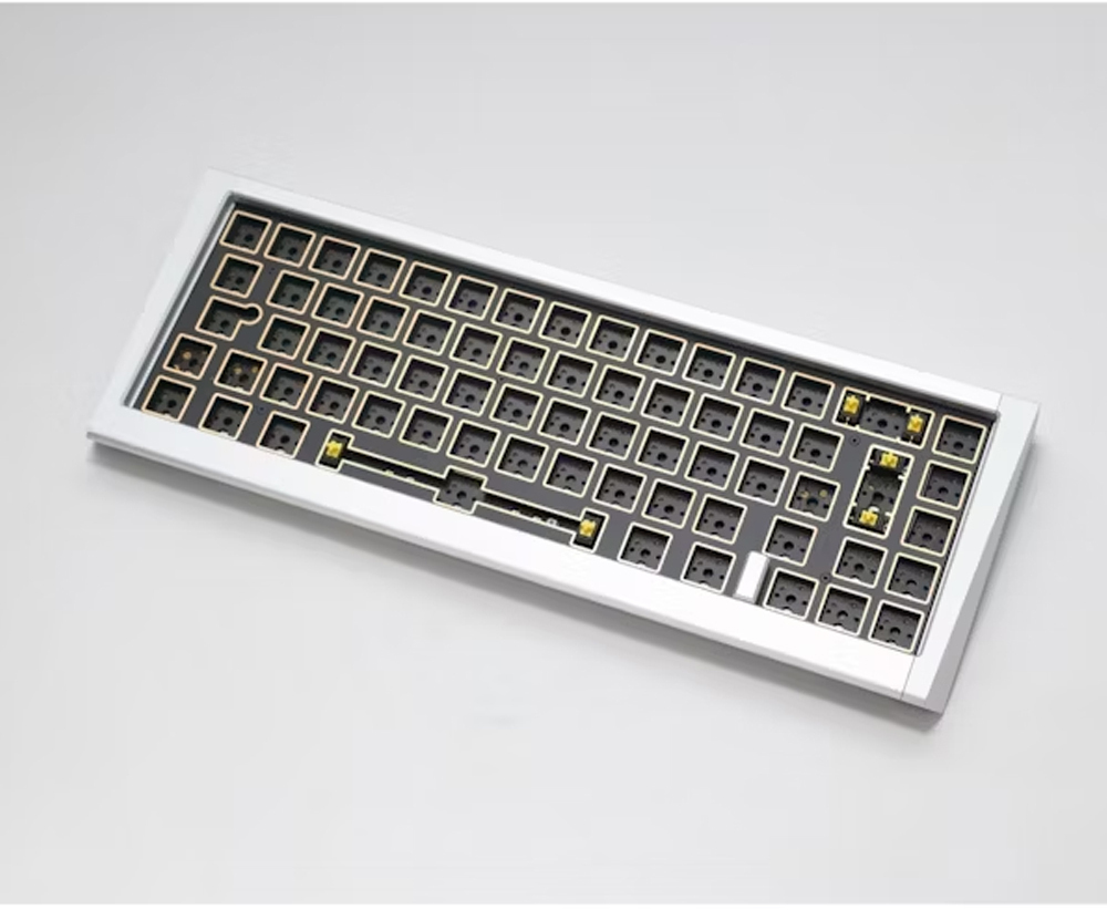 Ducky - Kit Teclado DIY Ducky Outlaw 65 Silver (PT)