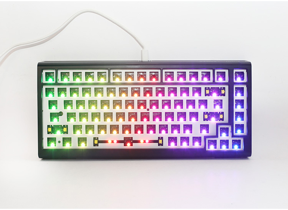 Ducky - Teclado Mecânico Ducky Tinker75 75% RGB Black MX Speed Silver (PT)