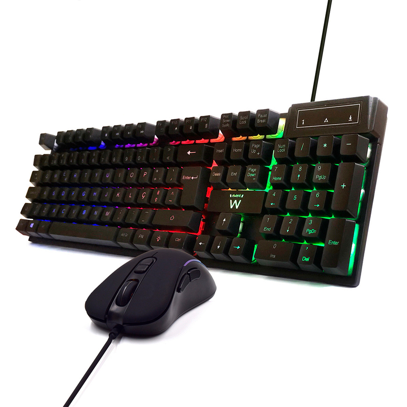 Ewent - Teclado + Rato Ewent Gaming PT Preto