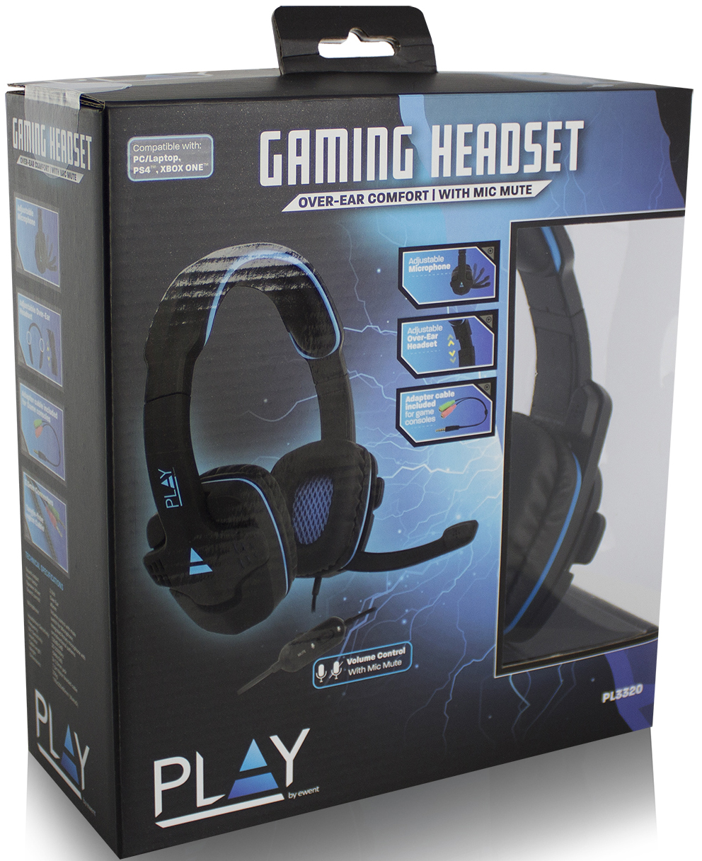 Ewent - Headset Gaming Ewent PL3320 PC/Xbox One/PS4/PS5 Preto