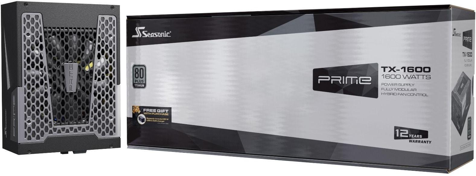 Seasonic - Fonte Modular Seasonic PRIME TX 1600W 80+ Titanium ATX 3.0