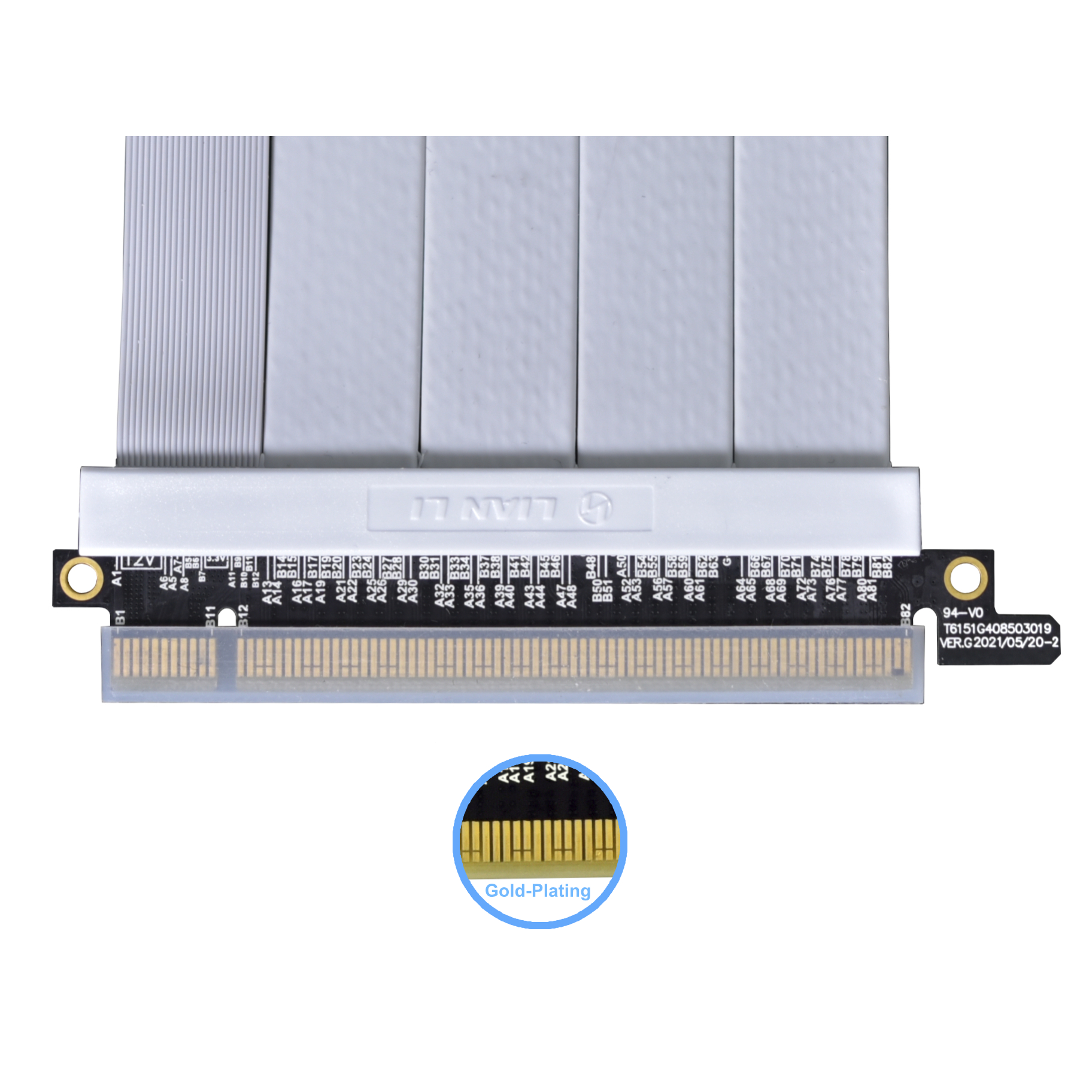 Lian Li - Riser Card Lian Li 90cm PCIe 4.0 Branco