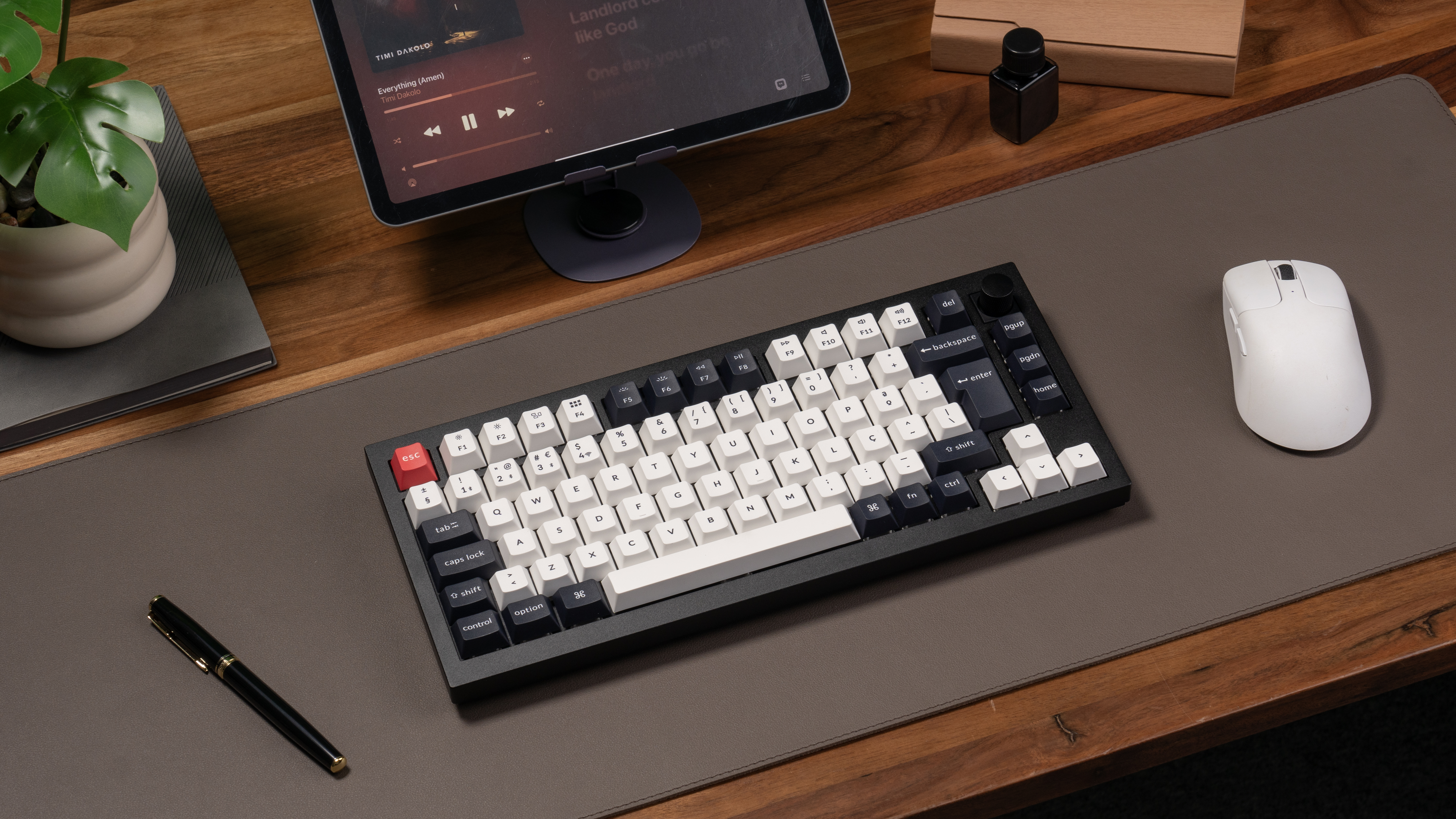 Keychron - Teclado Magnético Keychron Q1 HE 75% Wireless Gateron Magnetic Switch Nebula Linear