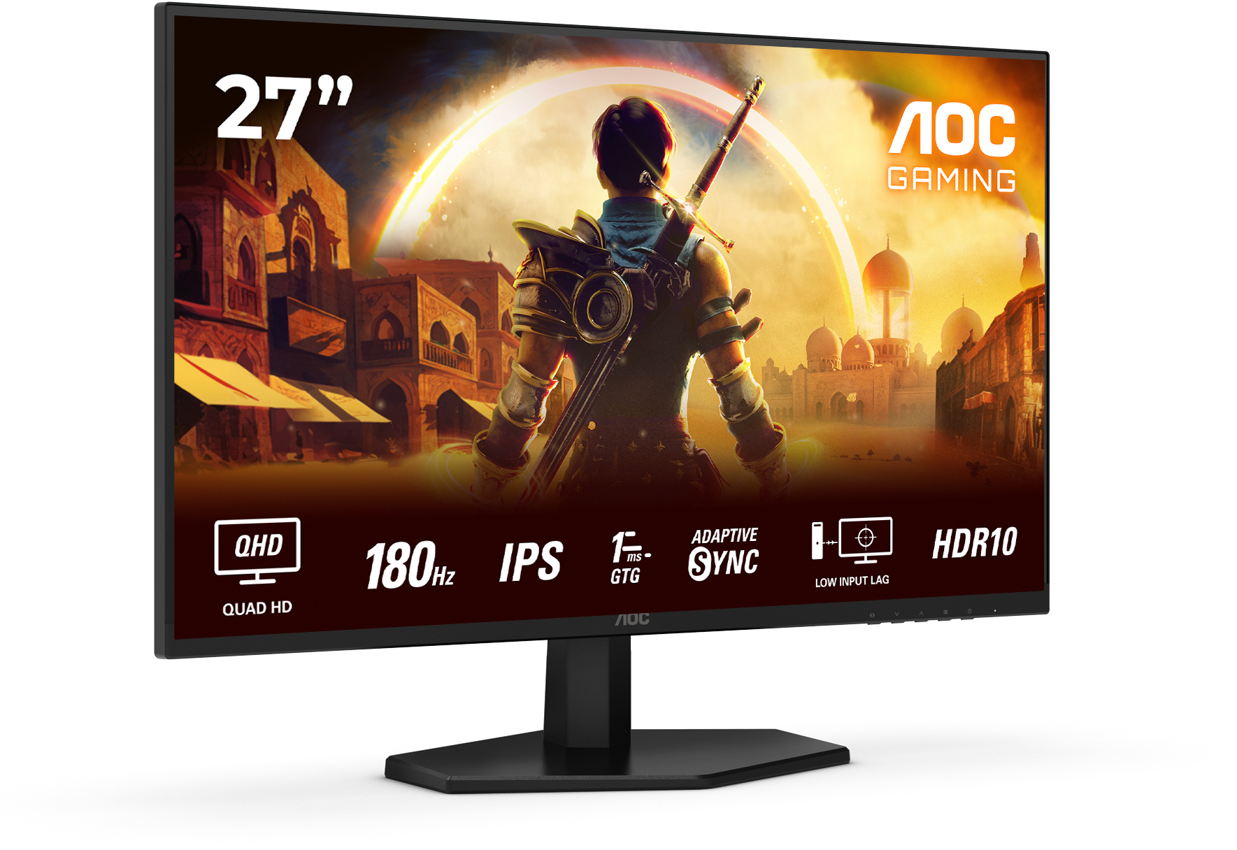 AOC - Monitor AOC Gaming 27" Q27G42XE Fast IPS QHD 180Hz 0.5ms Adaptive Sync