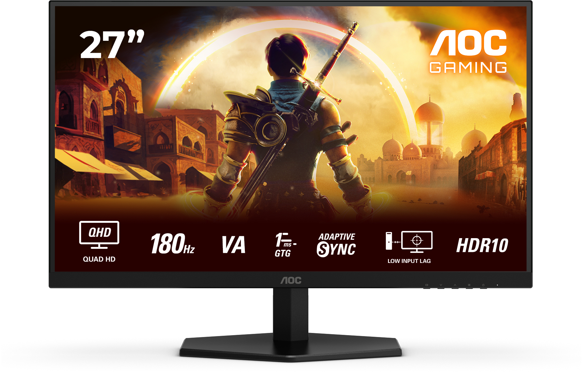 Picture of Picture of Monitor AOC Gaming 27" Q27G42XNE Fast VA QHD 180Hz 0.5ms Adaptive Sync