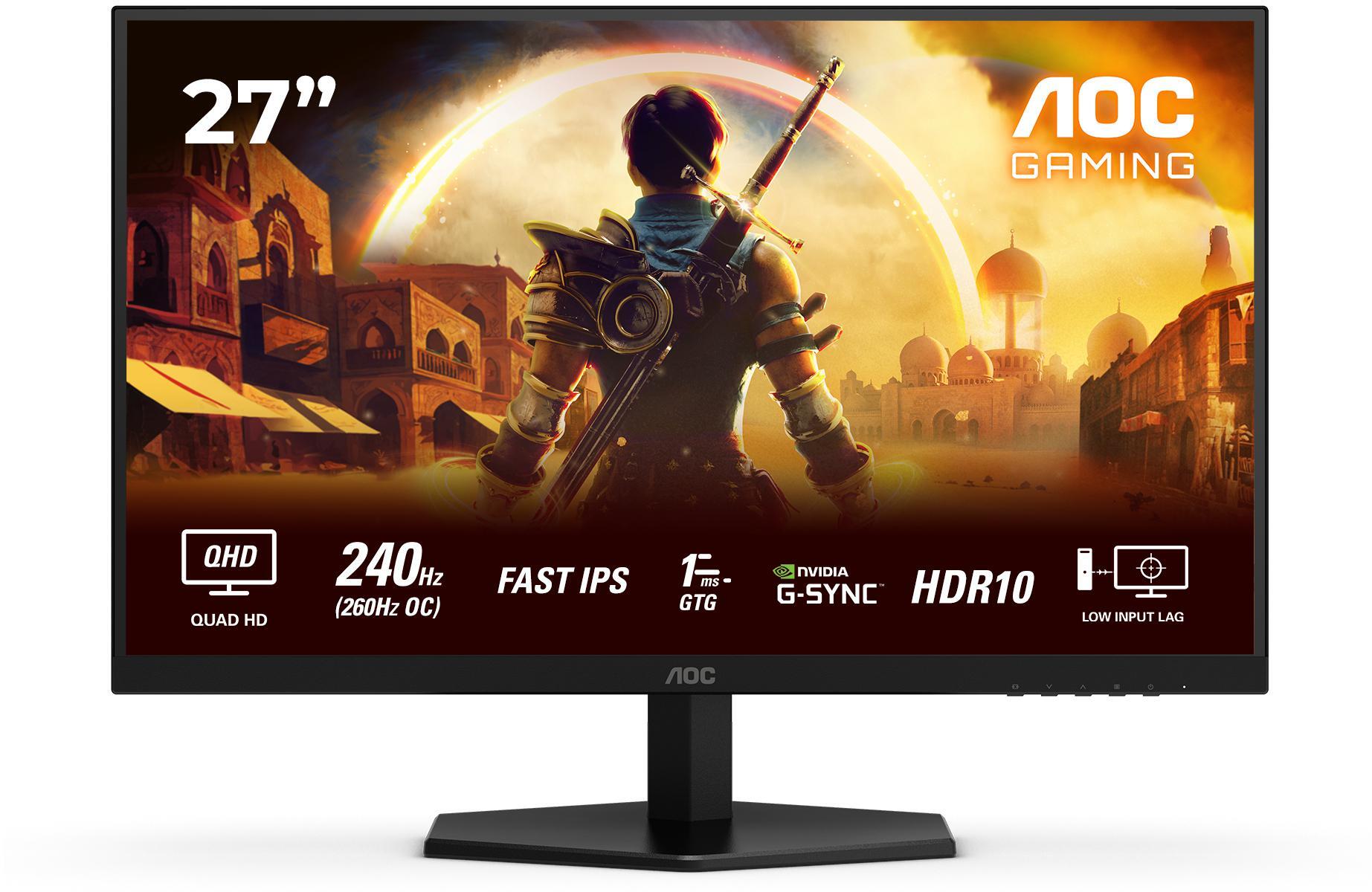  - ** B Grade ** Monitor AOC Gaming 27" Q27G42ZE Fast IPS QHD 240Hz (OC 260Hz) 0.3ms