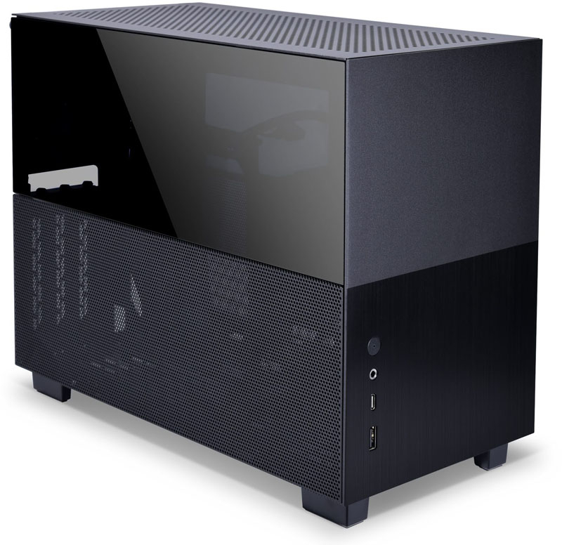 Caixa Mini-ITX Lian Li Q58Preta PCIE 3.0 Edition