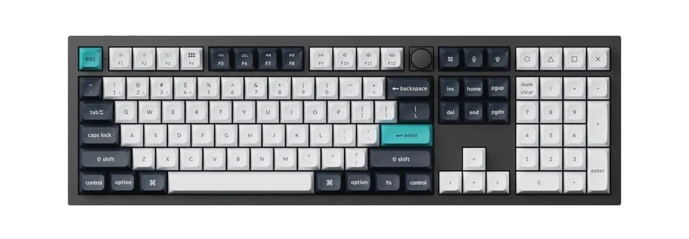 Picture of Picture of Teclado Mecânico Keychron Q6 Max 100% Wireless Gateron Jupiter Switch Brown Tactile