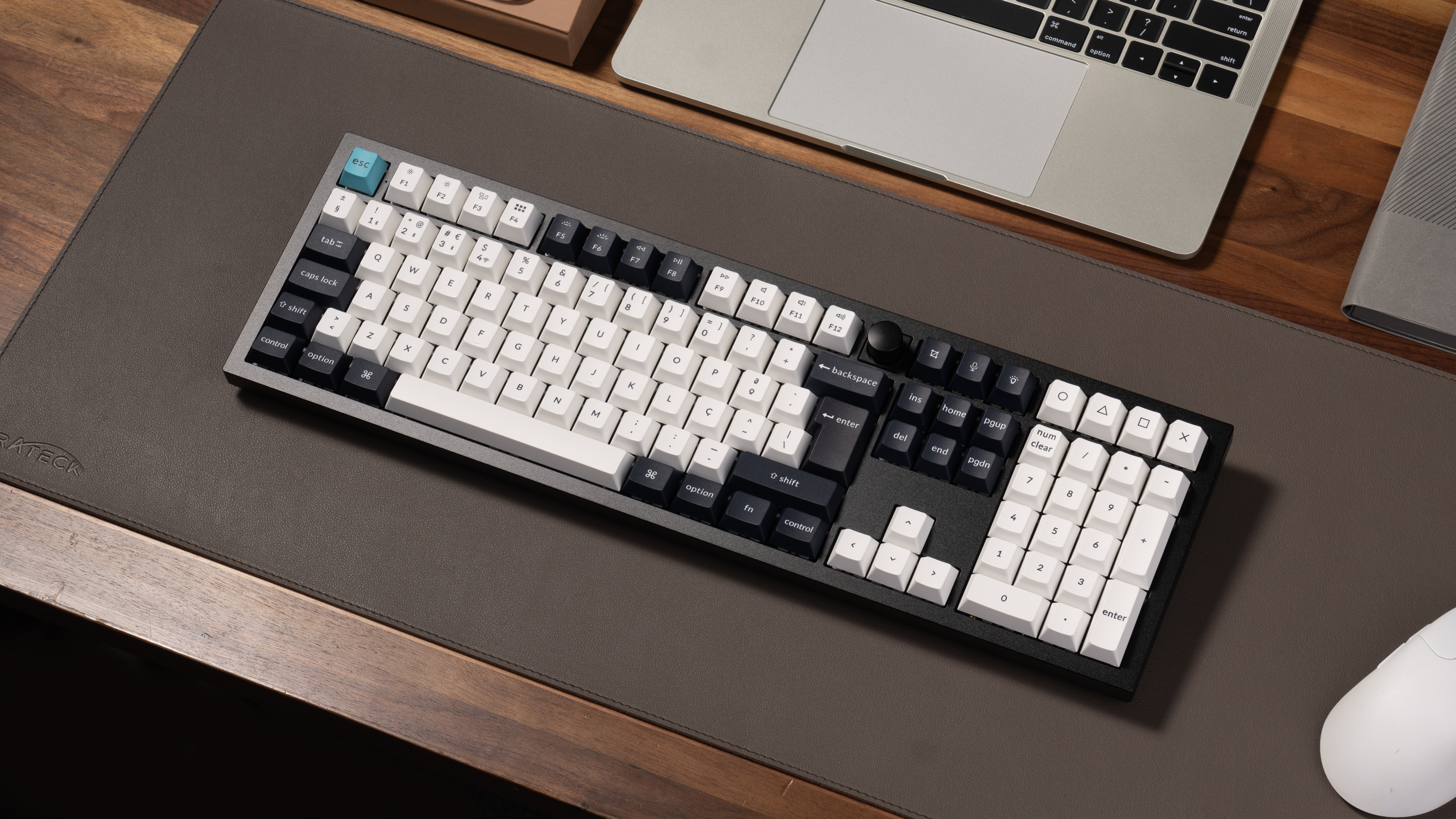 Keychron - Teclado Mecânico Keychron Q6 Max 100% Wireless Gateron Jupiter Switch Brown Tactile