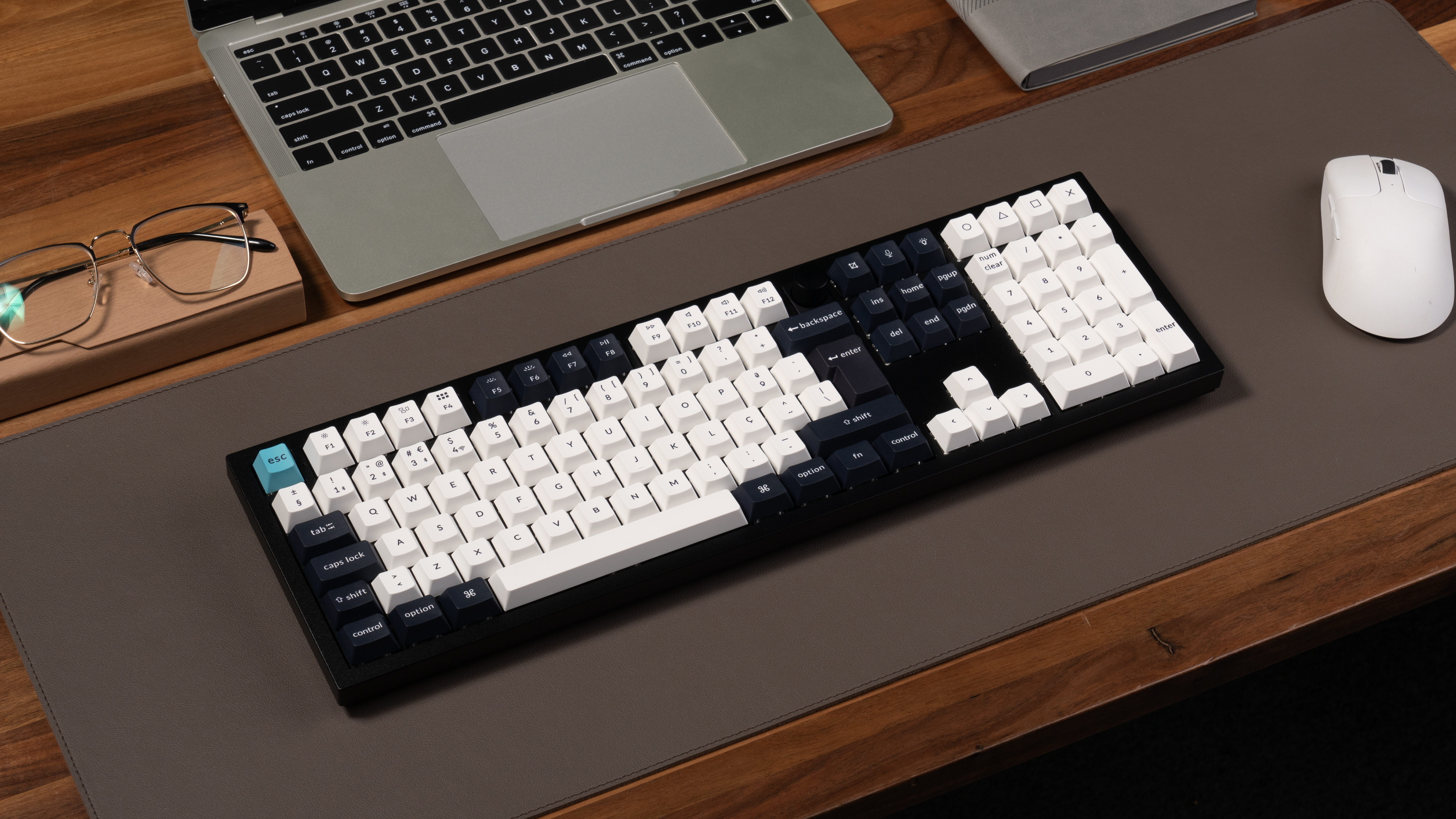 Keychron - Teclado Mecânico Keychron Q6 Max 100% Wireless Gateron Jupiter Switch Brown Tactile