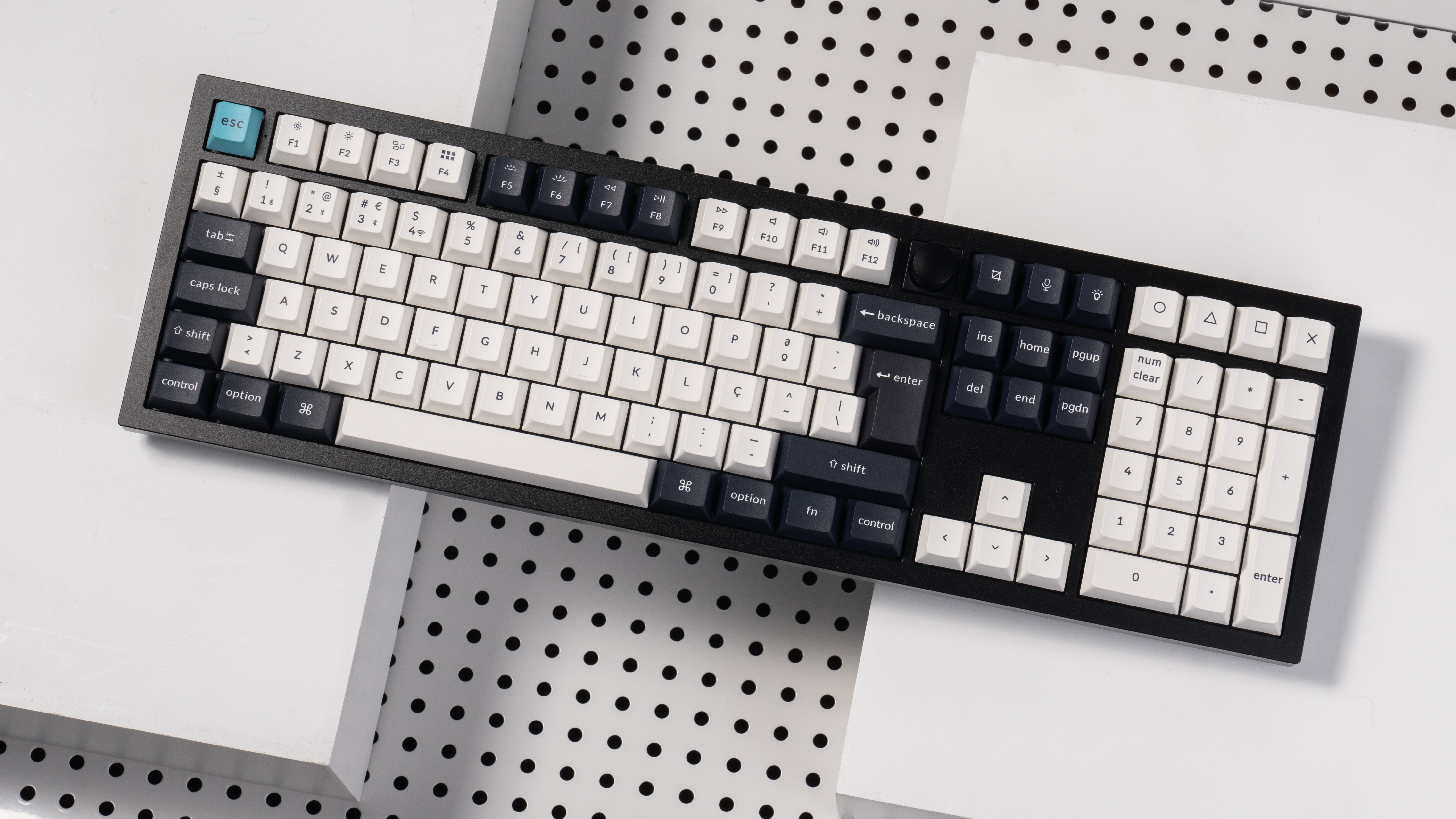Keychron - Teclado Mecânico Keychron Q6 Max 100% Wireless Gateron Jupiter Switch Brown Tactile