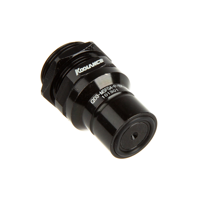 Conector Rápido  QD3 No-Spill Macho G1/4 Femea Cromado