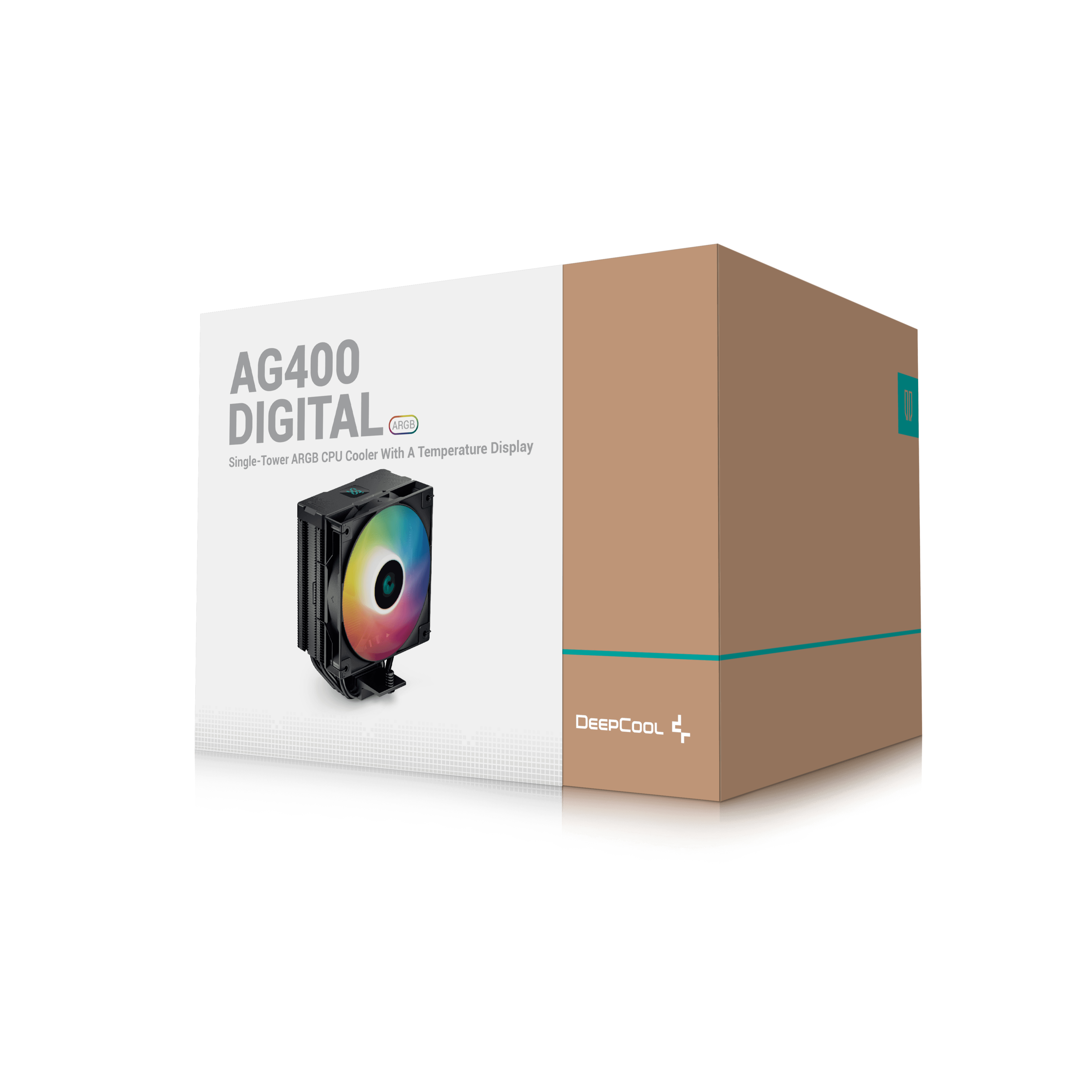 Deepcool - Cooler CPU Deepcool AG400 Digital ARGB