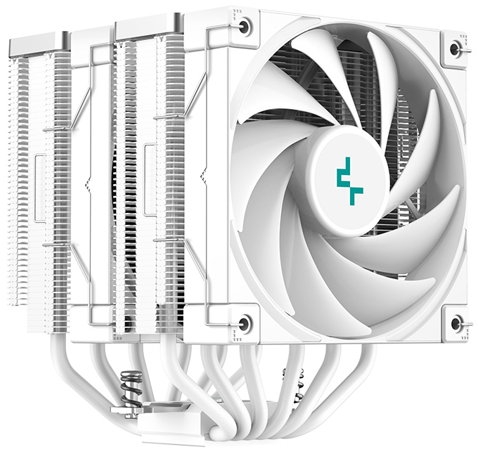 Cooler CPU Deepcool AK620 Branco Dupla Ventoinha