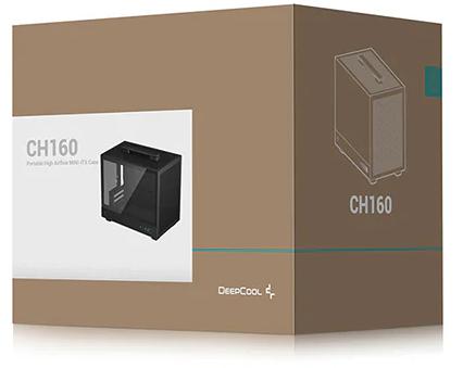 Deepcool - Caixa ATX Deepcool CH160 High-Airflow Preta Vidro Temperado