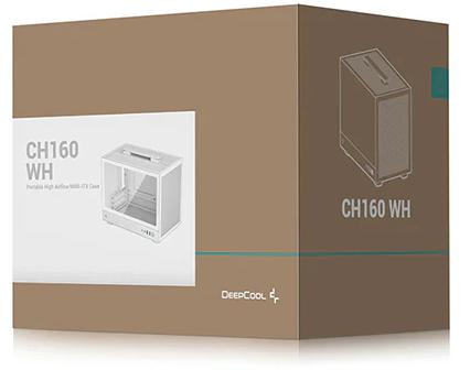 Deepcool - Caixa ATX Deepcool CH160 High-Airflow Branca Vidro Temperado