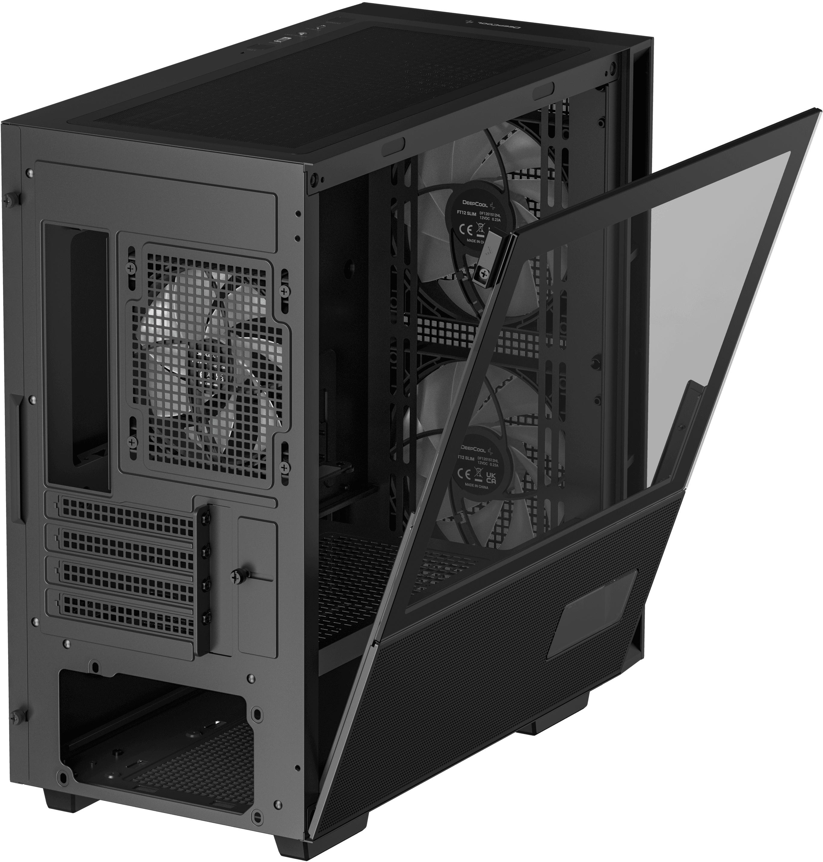 Deepcool - Caixa ATX Deepcool CH360 Digital Preta Vidro Temperado