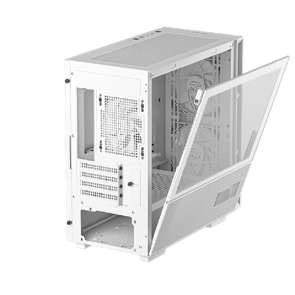 Deepcool - Caixa ATX Deepcool CH360 Digital Branca Vidro Temperado