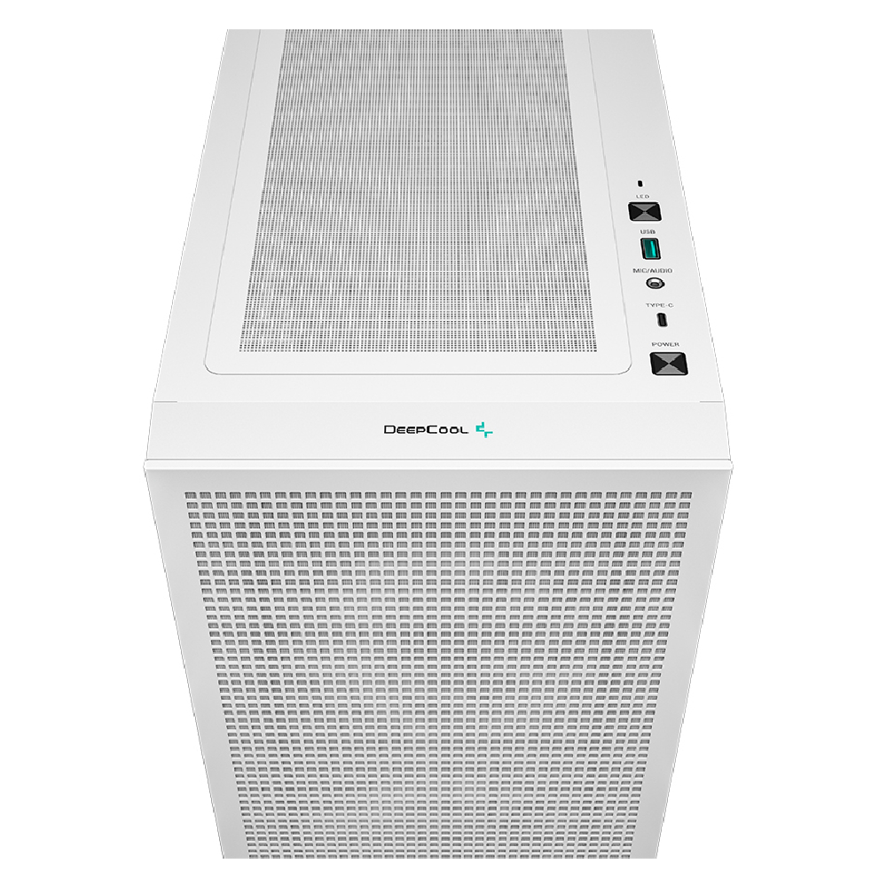 Deepcool - Caixa ATX Deepcool CH360 Digital Branca Vidro Temperado