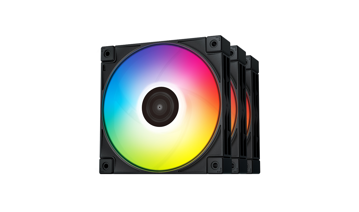Ventoínhas Deepcool FC120 PWM RGB (Pack 3)