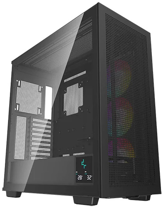 ** B Grade ** Caixa ATX Deepcool Morpheus Preto Vidro Temperado