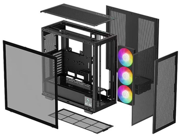 Deepcool - ** B Grade ** Caixa ATX Deepcool Morpheus Preto Vidro Temperado