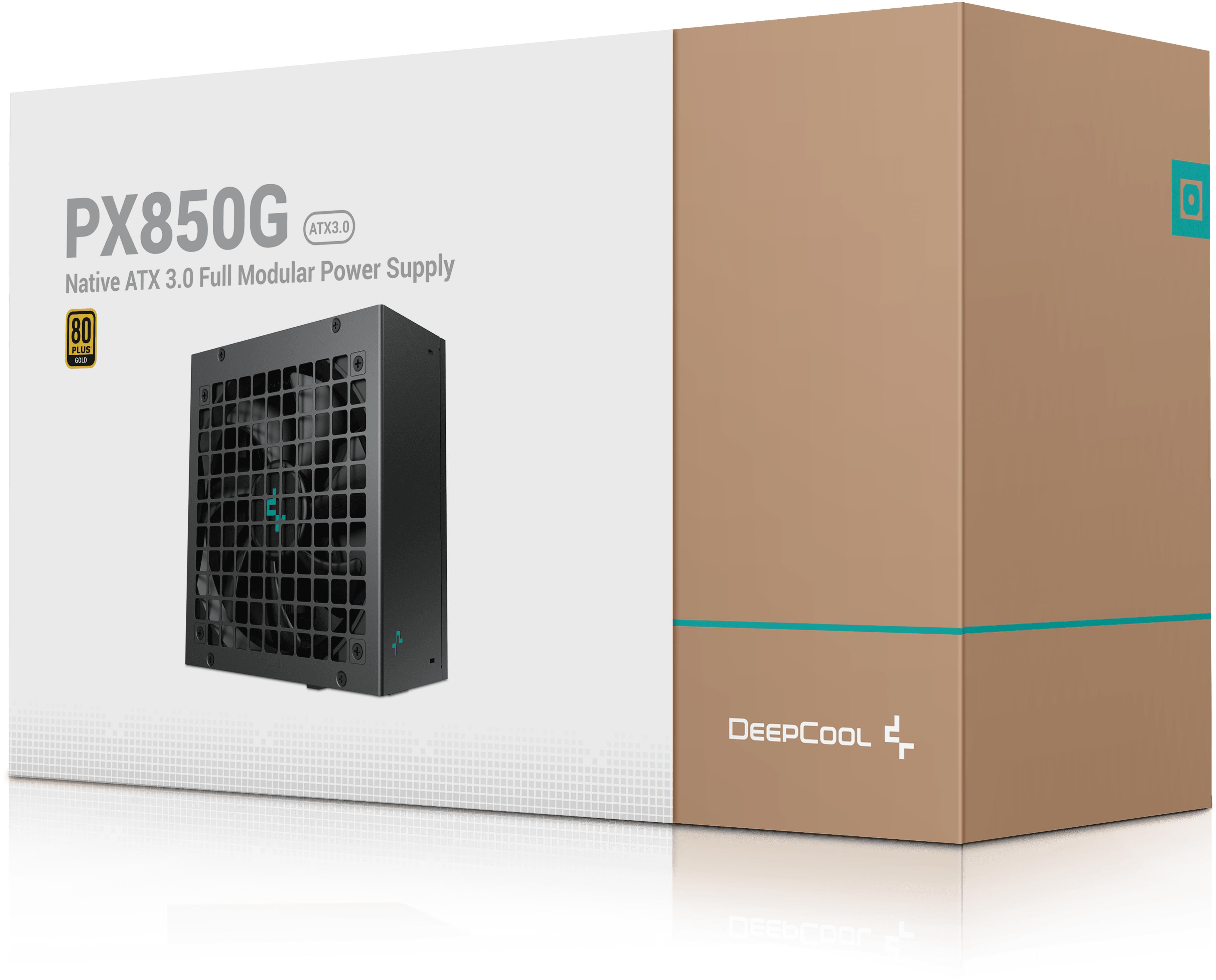 Deepcool - Fonte de Alimentação Modular Deepcool PX850-G 850W 80 Plus Gold ATX 3.0 Preta