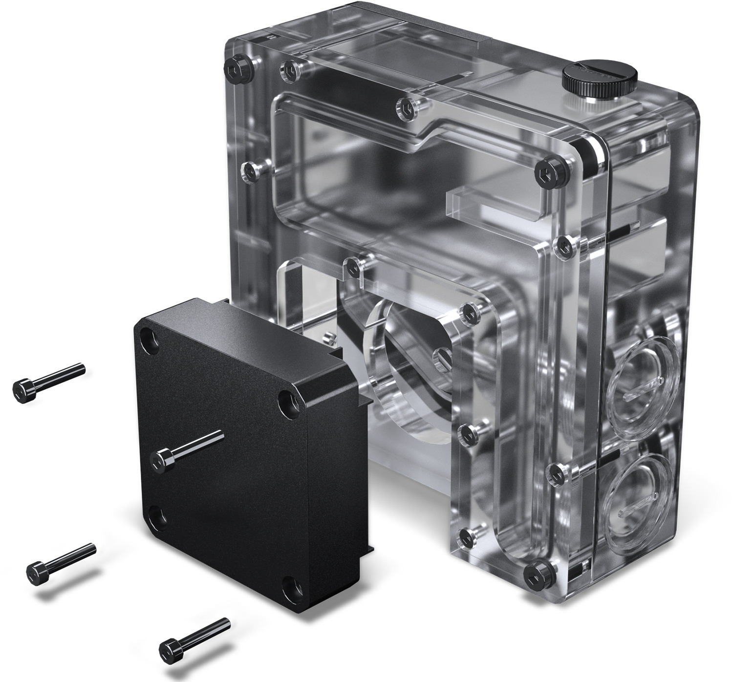 Phanteks - Reservatório Phanteks Glacier EZ-Fit 120RES-DDC ARGB Preto