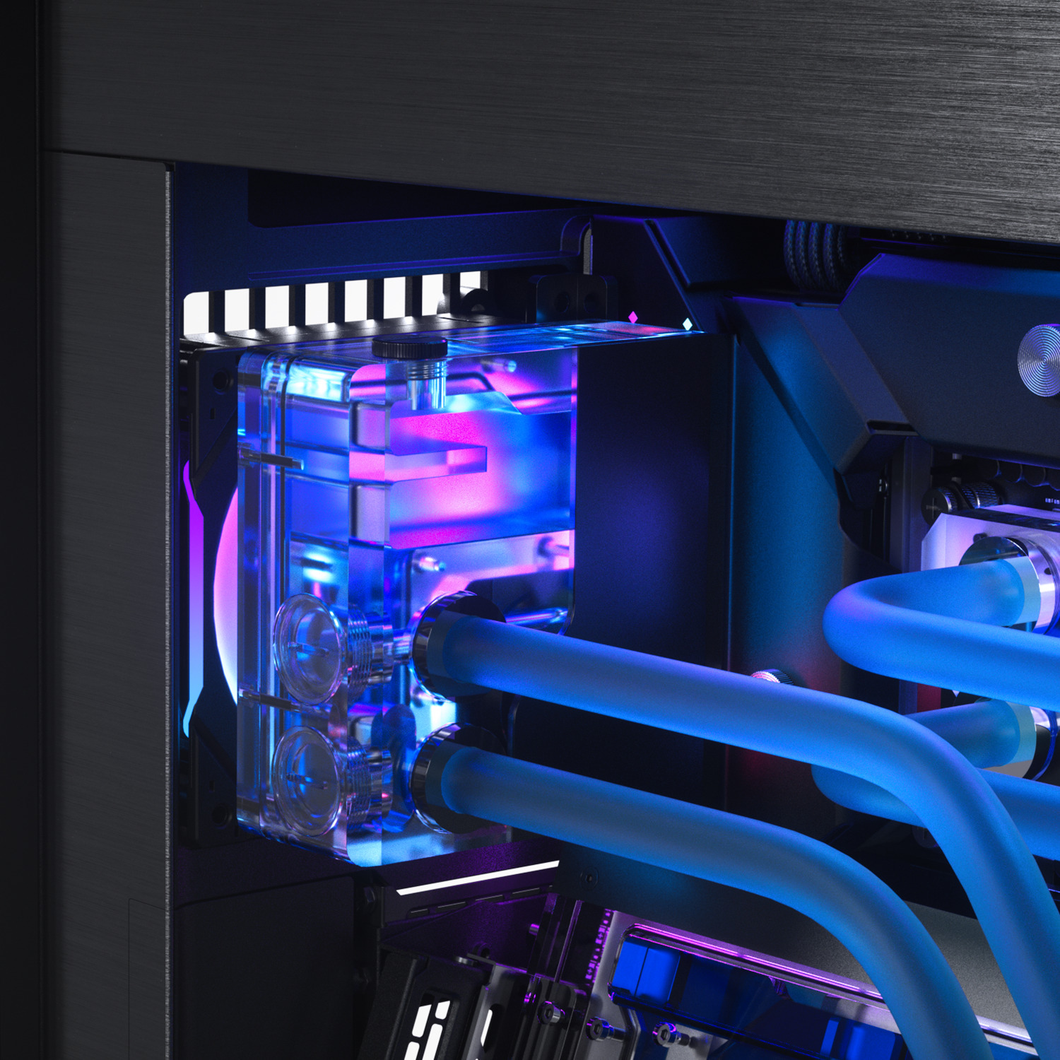 Phanteks - Reservatório Phanteks Glacier EZ-Fit 120RES-DDC ARGB Preto