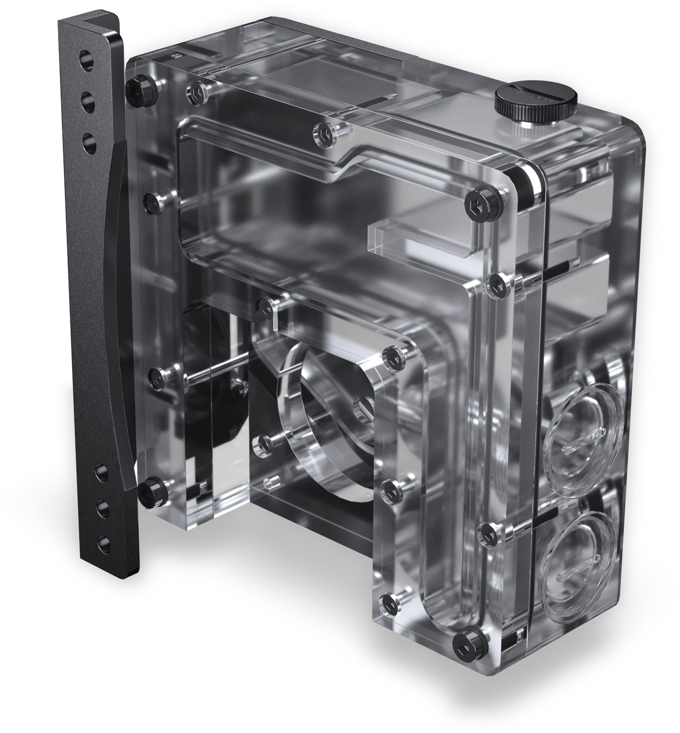 Phanteks - Reservatório Phanteks Glacier EZ-Fit 120RES-DDC ARGB Preto