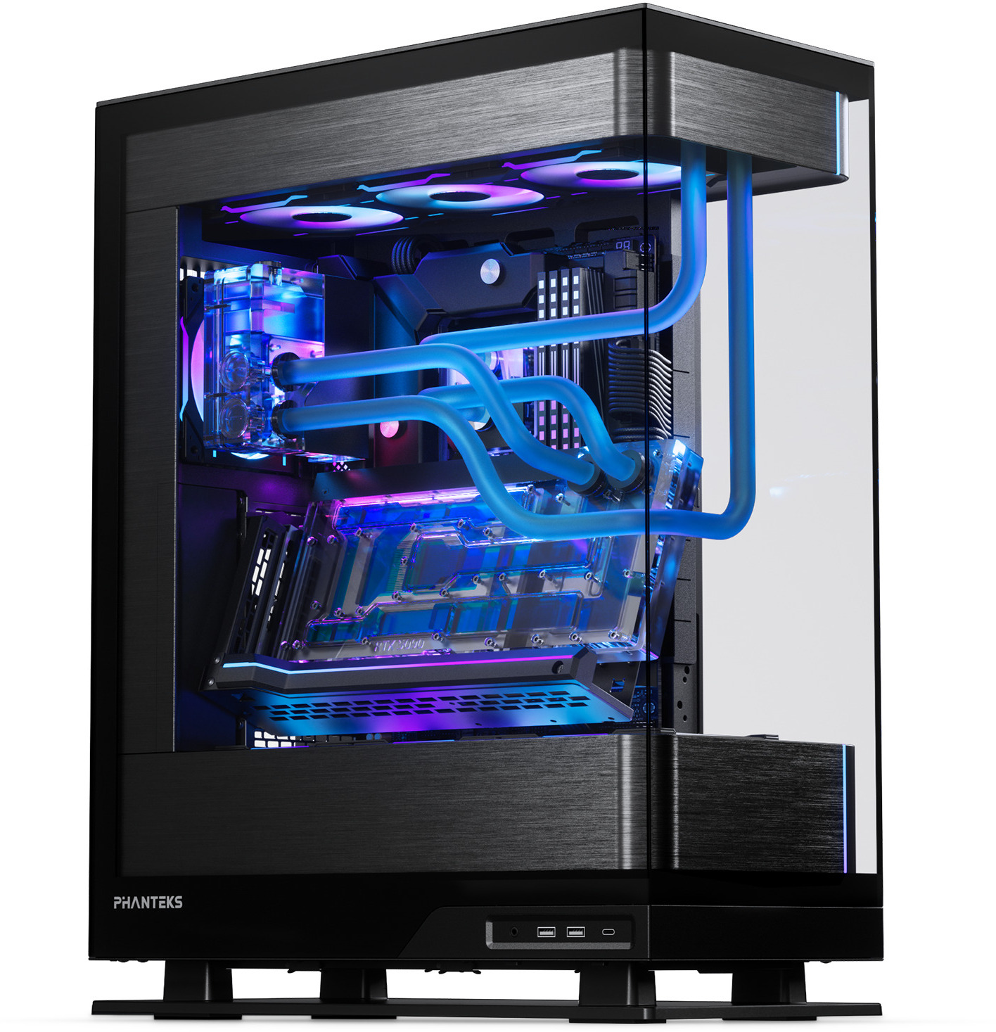 Phanteks - Reservatório Phanteks Glacier EZ-Fit 120RES-DDC ARGB Preto
