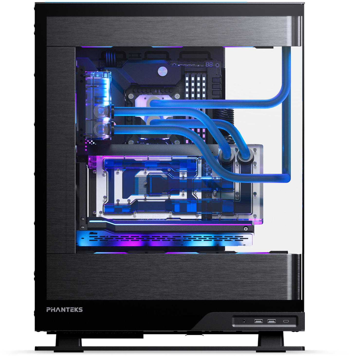 Phanteks - Reservatório Phanteks Glacier EZ-Fit 120RES-DDC ARGB Preto