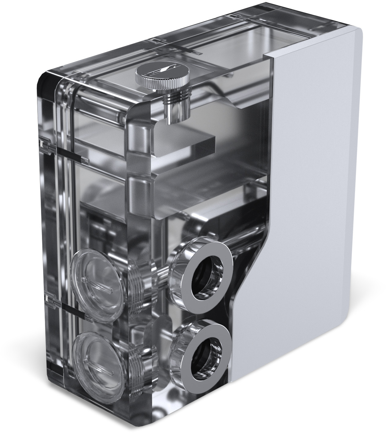 Phanteks - Reservatório Phanteks Glacier EZ-Fit 120RES-DDC ARGB Branco