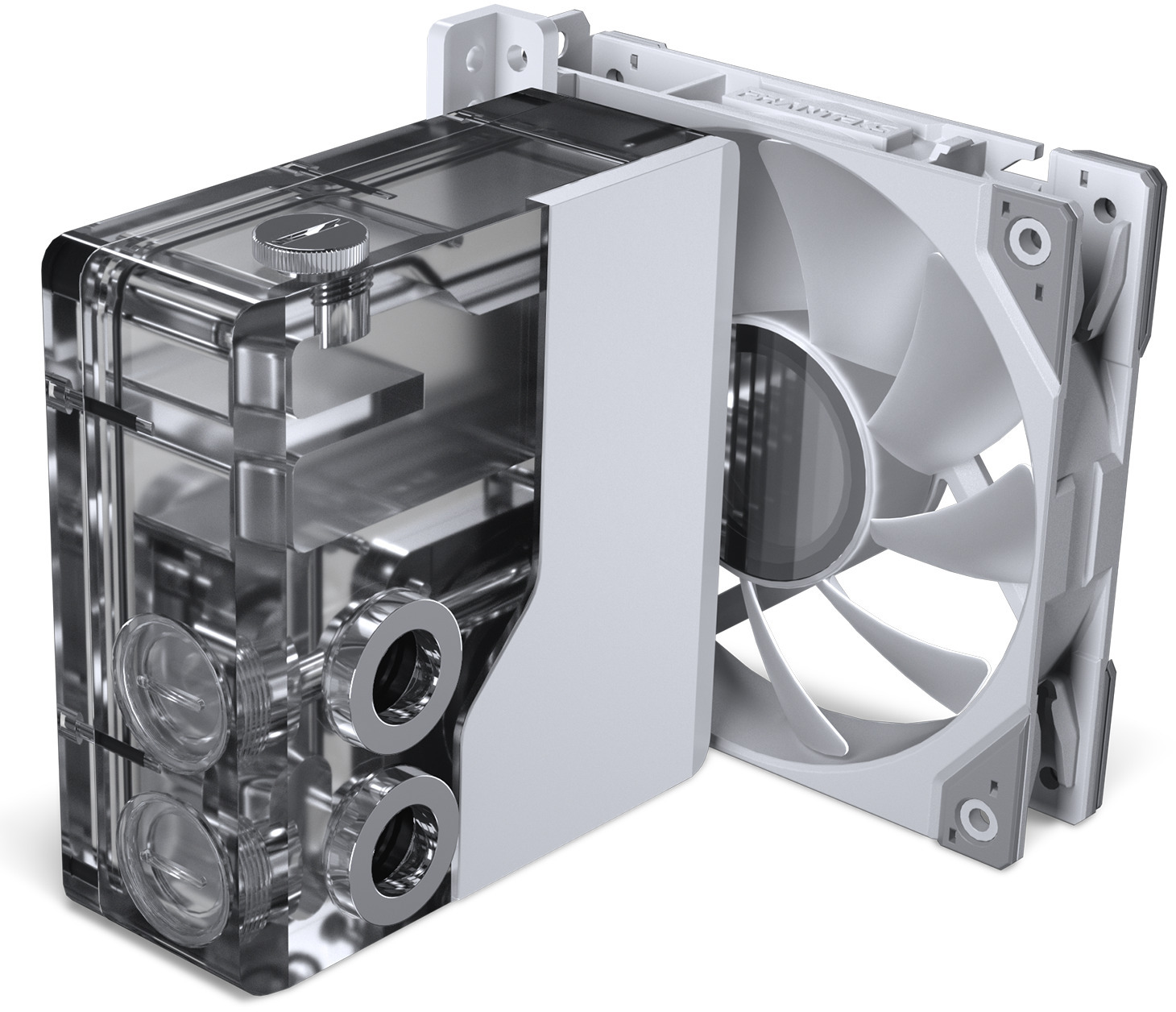 Phanteks - Reservatório Phanteks Glacier EZ-Fit 120RES-DDC ARGB Branco