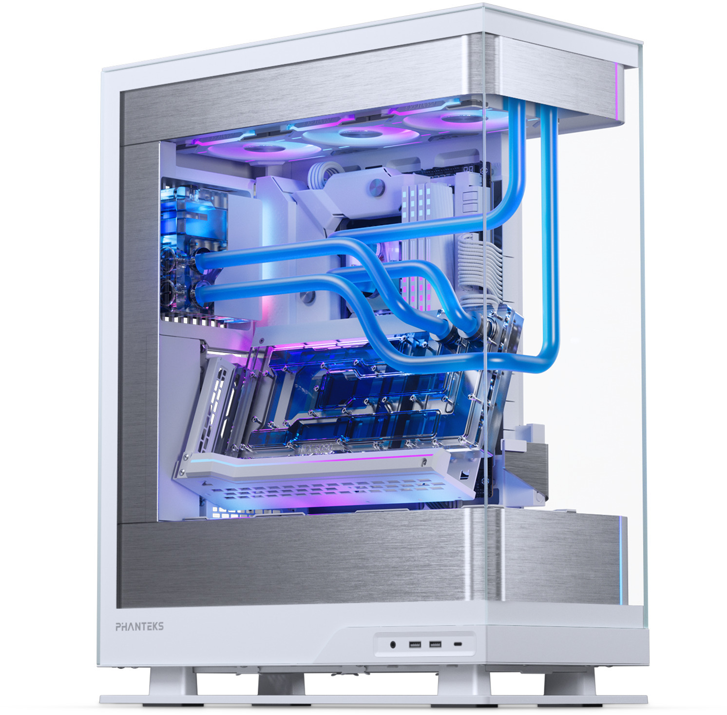 Phanteks - Reservatório Phanteks Glacier EZ-Fit 120RES-DDC ARGB Branco