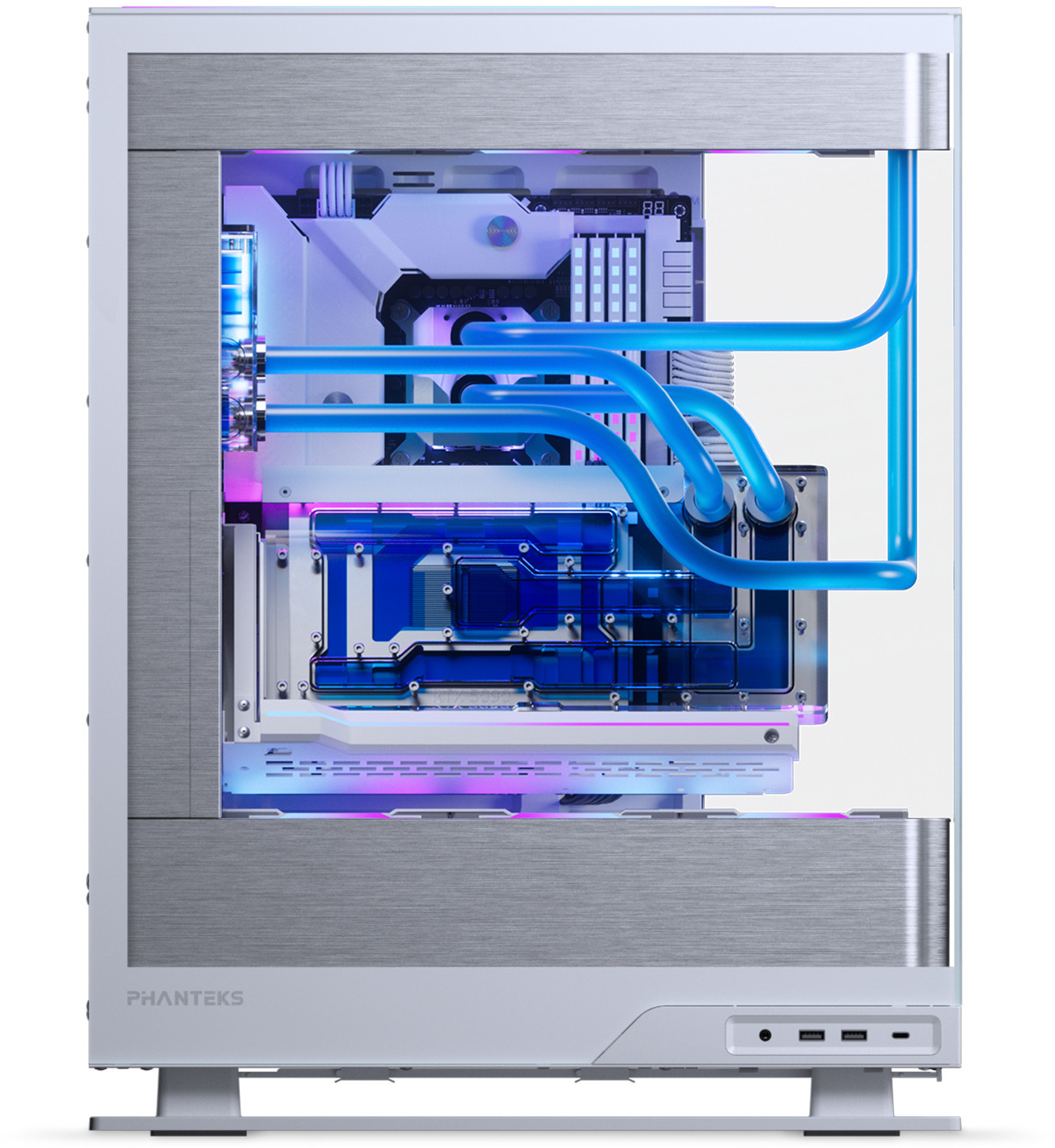 Phanteks - Reservatório Phanteks Glacier EZ-Fit 120RES-DDC ARGB Branco