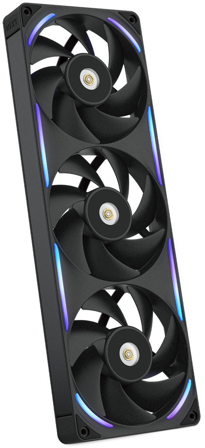 Picture of Picture of Ventoinha NZXT F360x Perfomance RGB 120mm - Single-Frame Pretas - Tripla Ventoínha 120mm (360mm)