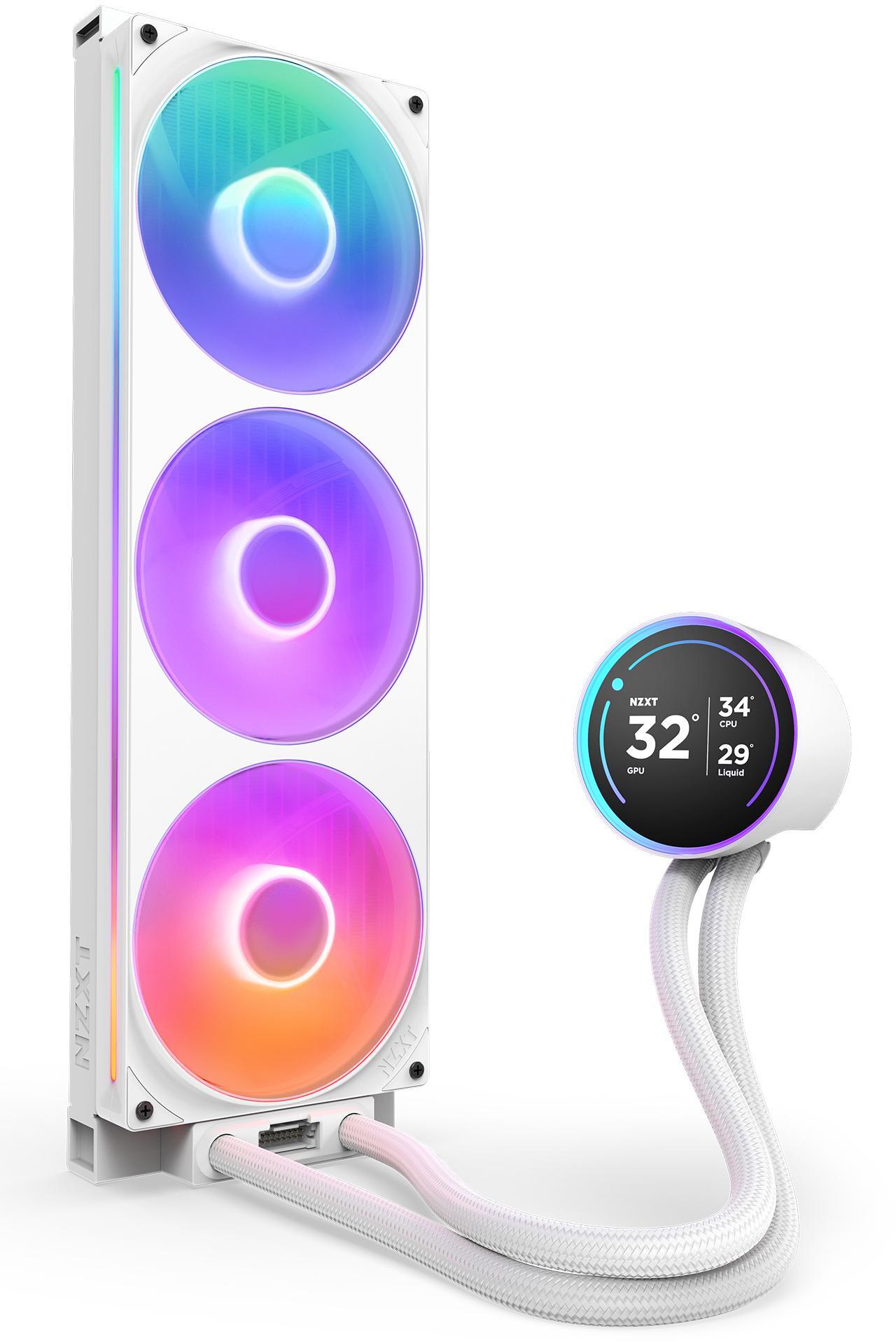 NZXT - Water Cooler CPU NZXT Kraken Elite 420 (2025) RGB Branco