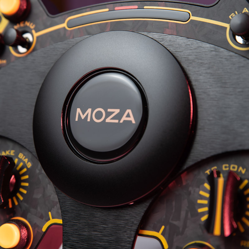 Moza Racing - Volante MOZA RS-D formato D - couro (33 cm)
