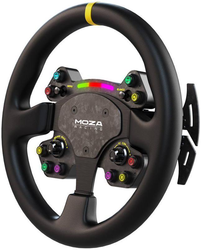 Moza Racing - Volante MOZA Racing RS V2 Round Leatherl (33cm)